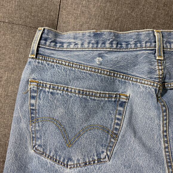 Vintage Levi 501 Jean Men 40x29 Blue 100% Cotton 1994-2005 - Picture 8 of 9